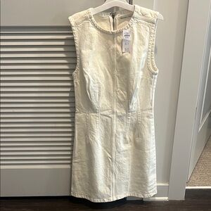 Abercrombie Denim Shift Mini Dress Medium Petite
